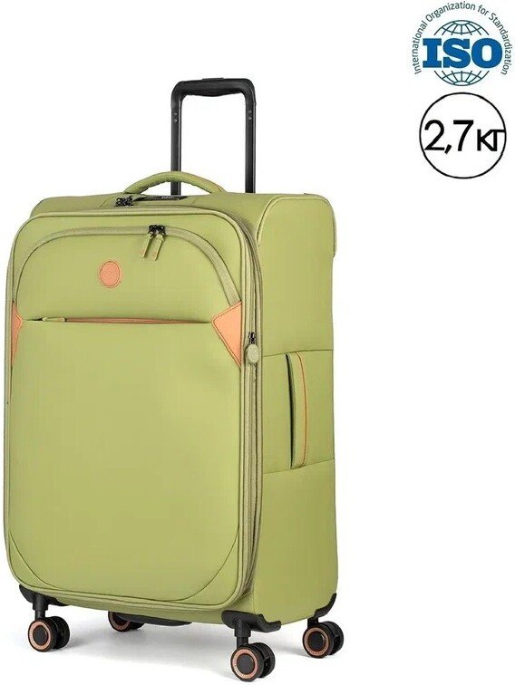 Чемодан-спиннер Verage Cambridge-II 20077W-2 68 см (папоротниковый зеленый)