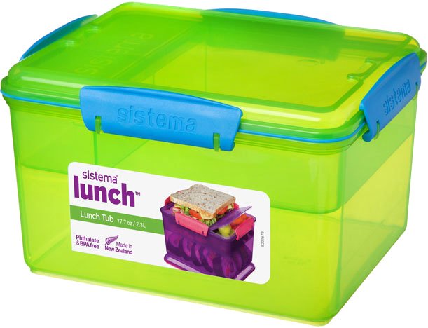 

Ланч-бокс Sistema Lunch 41665 (зеленый)