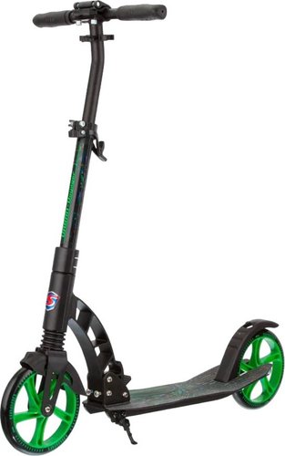 Двухколесный подростковый самокат Slider Urban Voyager SU11G (черный/зеленый)