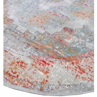 Ковер для жилой комнаты Milat Leda C797F-L-GRAY-BURGUNDY-OVAL (1.2x1.7)