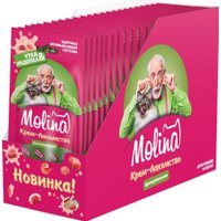 Лакомство для кошек Molina Здоровье мочевыводящей системы с уткой и индейкой для взрослых кошек 48 г