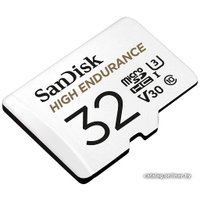 Карта памяти SanDisk High Endurance microSDHC SDSQQNR-032G-GN6IA 32GB (с адаптером)