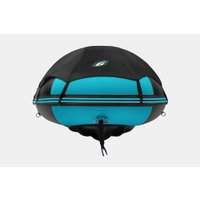 Моторно-гребная лодка Gladiator E350PRO (черный/бирюзовый)