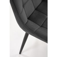 Стул Halmar Ganso (черный/черный)