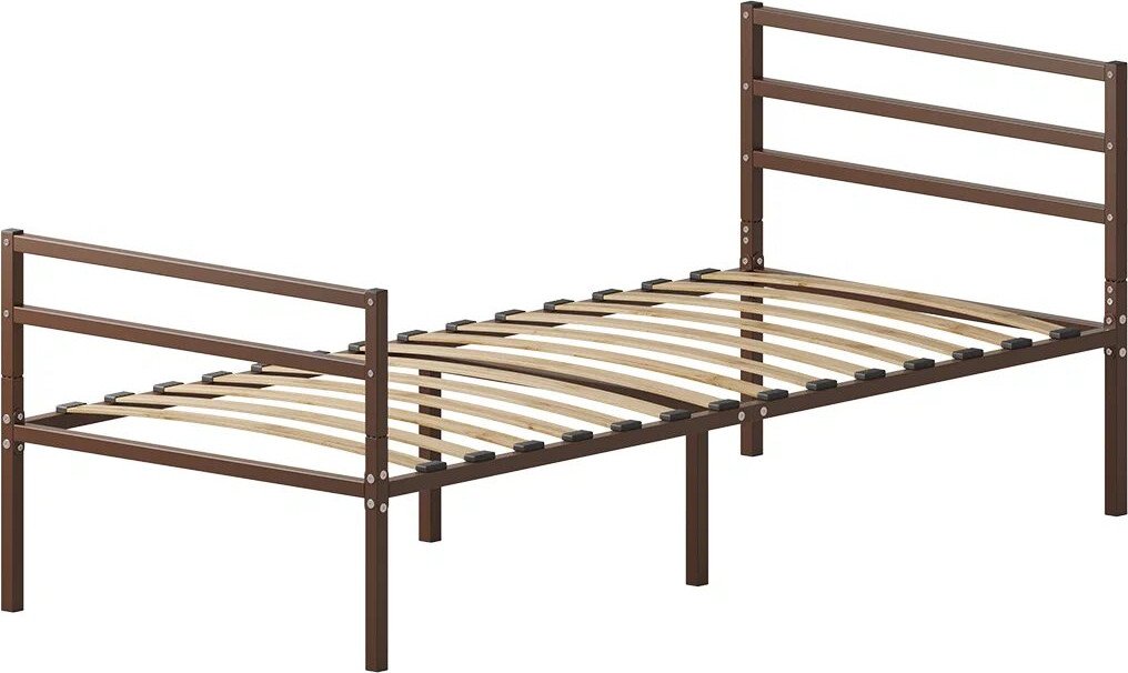 

Кровать Домаклево Металика Г3+Г2 90х190 (коричневый)