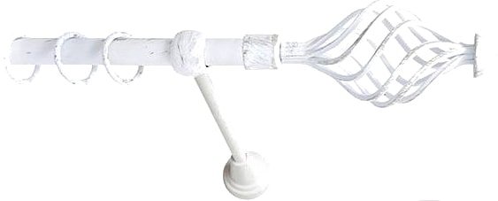

Карниз для штор Lm Decor Вираж (белое золото, гладкая, 1.8м 16мм, 1 ряд)