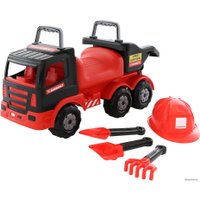 Каталка Полесье 200-02 Mammoet+каска+совок+грабли+лопата [57082]