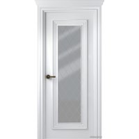 Межкомнатная дверь Belwooddoors Палаццо 1 80 см (стекло, эмаль, белый/мателюкс 39)