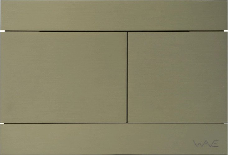 

Панель смыва Wave SS07-2 557073 (золото матовое)