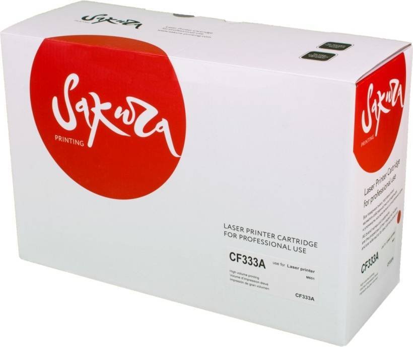 

Картридж Sakura Printing SACF333A (аналог HP CF333A)