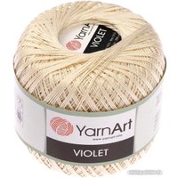 Пряжа для вязания Yarnart Violet 6194 (282 м, кремовый, 6 мотков)