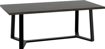 Кухонный стол TMB Loft Мейсон Сосна 1200x800 40 мм (эбеновое дерево)