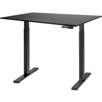 Стол ErgoSmart Manual Desk Compact FR 1200х650х25 мм (ЛДСП дуб мореный/черный)