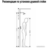 Душевая система  Wisent WP3500S