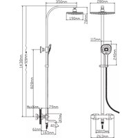 Душевая система  Diadonna Д65-35004