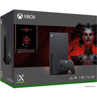 Игровая приставка Microsoft Xbox Series X + Diablo IV 1TB