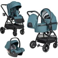 Универсальная коляска Farfello Camille 2024 (3 в 1, ультрамарин)