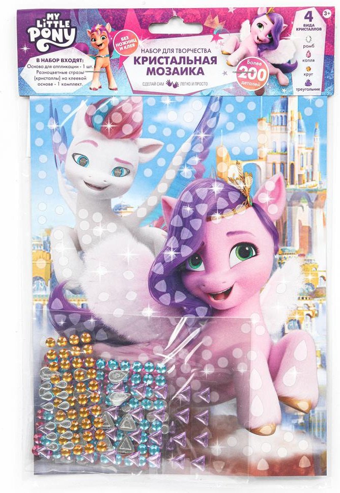 

Алмазная мозаика MultiArt Кристальная мозаика Мой маленький Пони CRYST-118943
