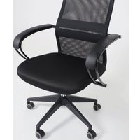 Офисное кресло AksHome First PL (ткань/сетка, черный)