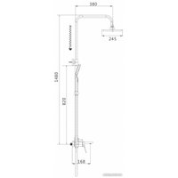 Душевая система  Shevanik S8336