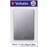 Внешний накопитель Verbatim Store 'n' Go Alu 2TB (серый)