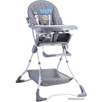 Высокий стульчик Lorelli Bonbon 2020 (grey astronauts)