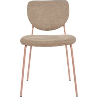 Стул Stool Group Gigi DRC-9155 (коричневый/ножки розовые)