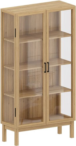 Шкаф-витрина ЗОВ К‑46‑1 (натуральный)