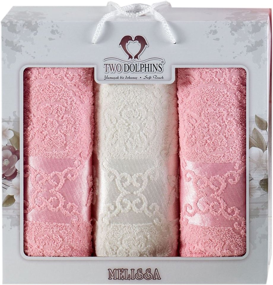 

Набор полотенец Two Dolphins Melissa 10702 (3 шт, в коробке, розовый)