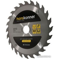 Пильный диск Hanskonner H9022-210-30-24