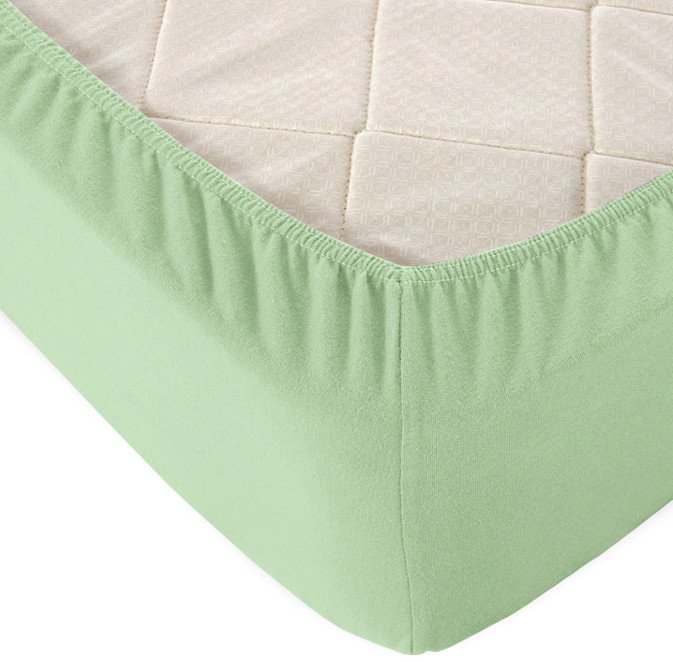 

Постельное белье Alleri Трикотажная на резинке 70x200x20см (оливковый)