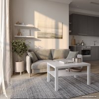 Журнальный столик Mebelain Enkel 82 (белый)