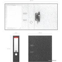 Папка-регистратор Erich Krause Basic 70 мм 71 (серый)