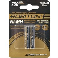 Аккумулятор Robiton AAA 750mAh [HR-4UTG]