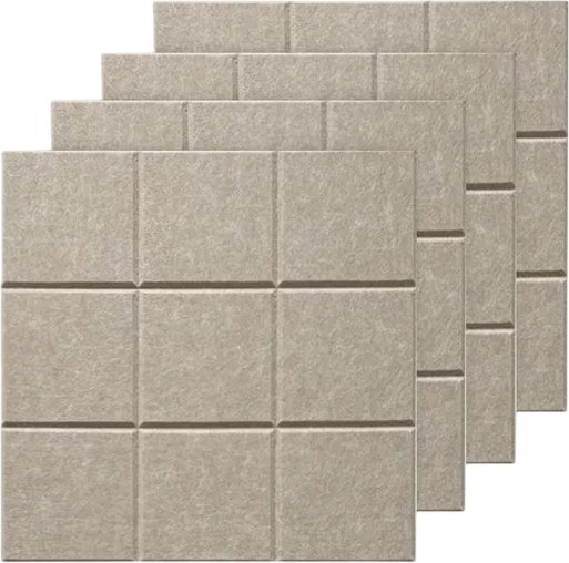 Когтеточка UG Home Самоклеящаяся фетровая ФП.4-СБЖ (30x30см, 4шт, св. бежевый)