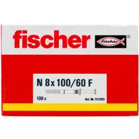 Дюбель-гвоздь Fischer N 8 x 100/60 F 513703 (100 шт)