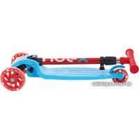 Трехколесный самокат Ridex Loop (голубой/красный)
