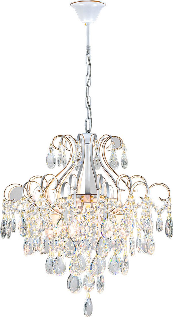 

Подвесная люстра Escada Queen 1137/6S E27*60W White/Gold