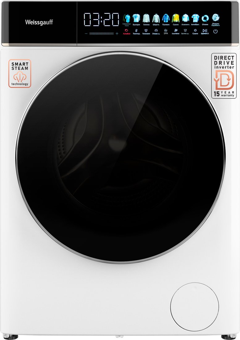 

Стирально-сушильная машина Weissgauff WMD 58411 Direct Drive Inverter Premium Steam