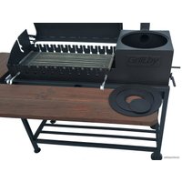 Мангал для дачи Grili Мангал-барбекю-печь под казан