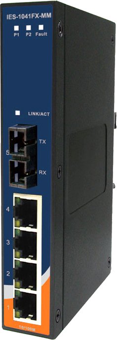 

Неуправляемый коммутатор ORing IES-1041FX-MM-SC
