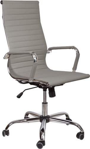 Офисное кресло AksHome Elegance Chrome Eco (серый)