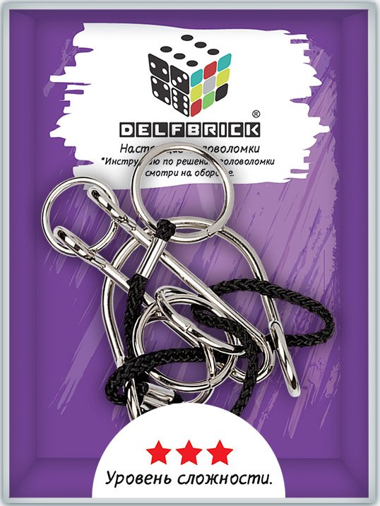 

Головоломка Delfbrick Веревочный лабиринт DLM-42