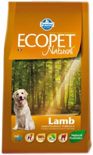 

Сухой корм для собак Farmina Ecopet Natural Lamb Medium 12 кг