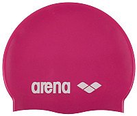 

Шапочка для плавания ARENA Classic Silicone Cap 91662 91 (fuchsia/white)