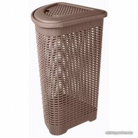 Корзина Econova угловая 50 л 433217514 (коричневый)