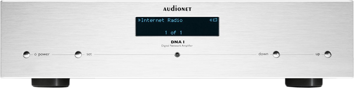 

Сетевой усилитель Audionet DNA I (серебристый, синяя индикация)