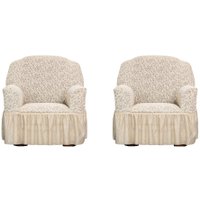 Пледы, покрывала Софатэкс Стандарт КПО-7 Венеция с оборкой 00941 (ваниль)