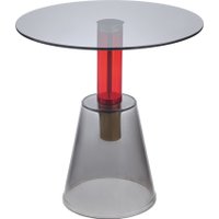 Журнальный столик Bergenson Bjorn Amalie MZTBL-CGLSGR-50 (серый/красный)