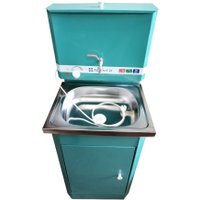 Умывальник для дачи ElectroVel с ЭВН нерж.мойка 17 л (лагуна)